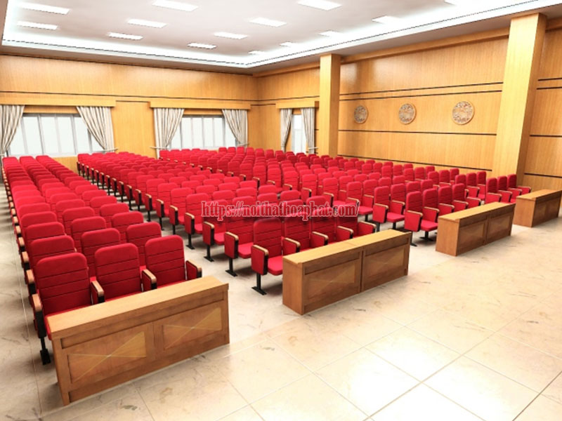 So sánh ghế hội trường mới và thanh lý – Ghế Hòa Phát tại showroom