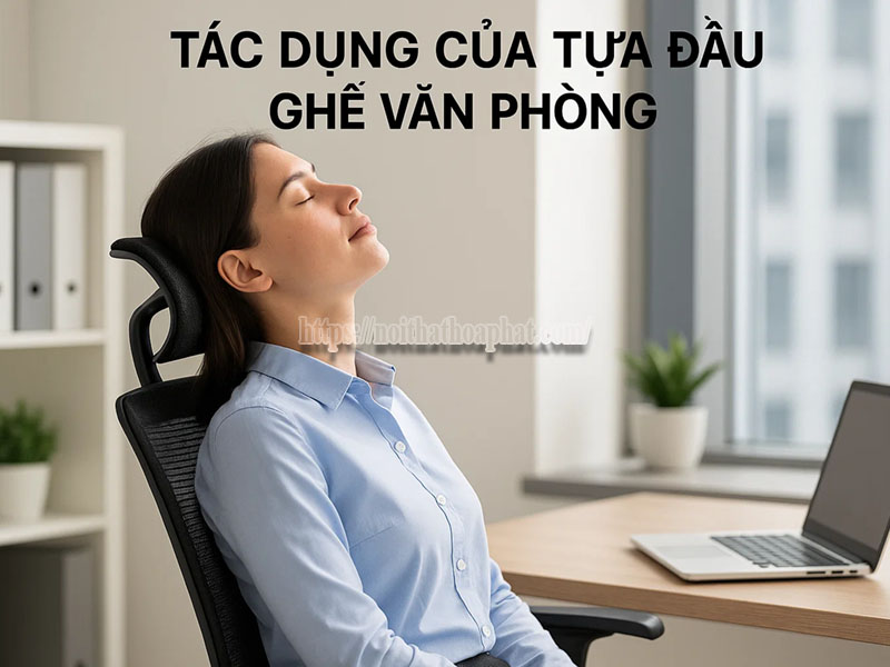 tác dụng của tựa đầu ghế văn phòng