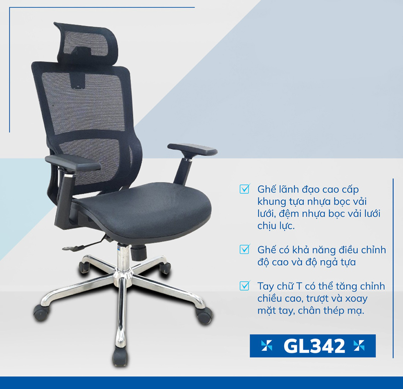 Ghế lưới văn phòng GL342