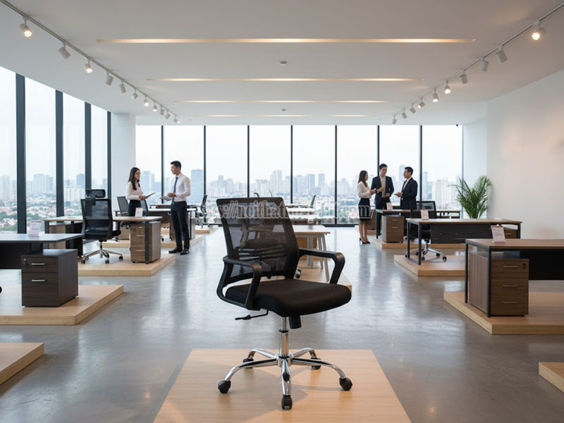 quy trình check kho ghế Hòa Phát