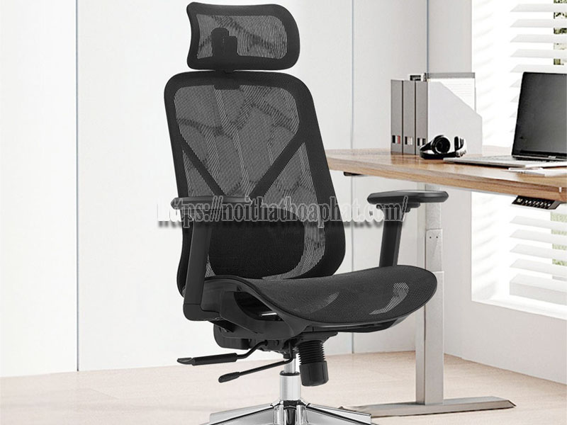 ghế lưới văn phòng tựa đầu điều chỉnh