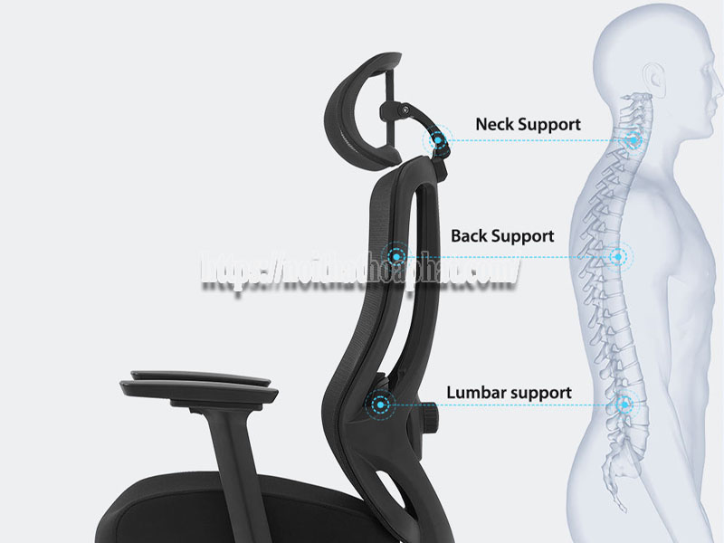 Ghế lưới văn phòng có tựa đầu giá tốt nhất