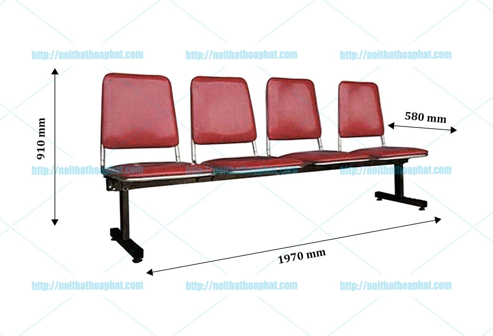 Kích thước Ghế phòng chờ PC51-4