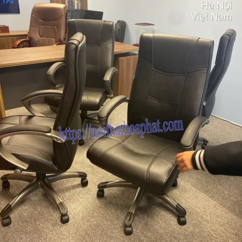 Hình ảnh ghế trưởng phòng hòa phát SG912 màu đen