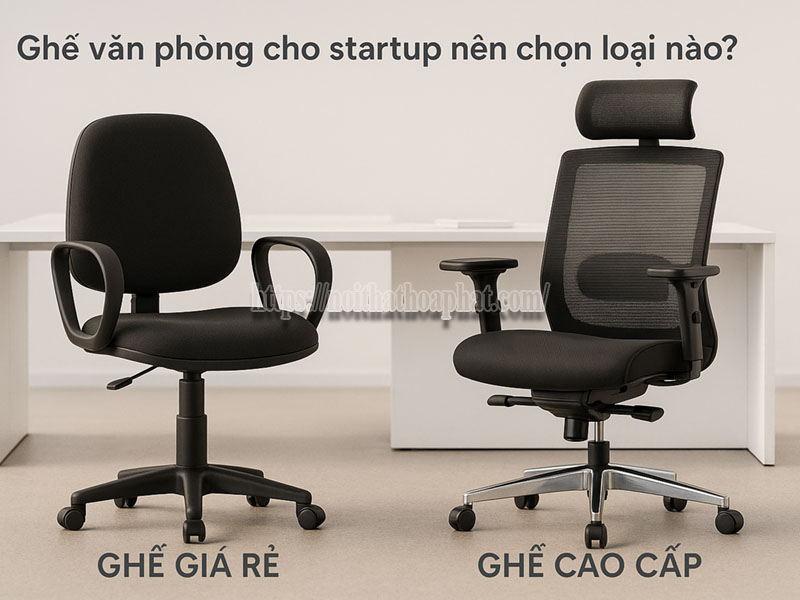 Ghế Văn Phòng Cho Startup Nên Chọn Loại Nào?