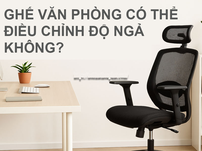 Ghế Văn Phòng Có Thể Điều Chỉnh Độ Ngả Không?
