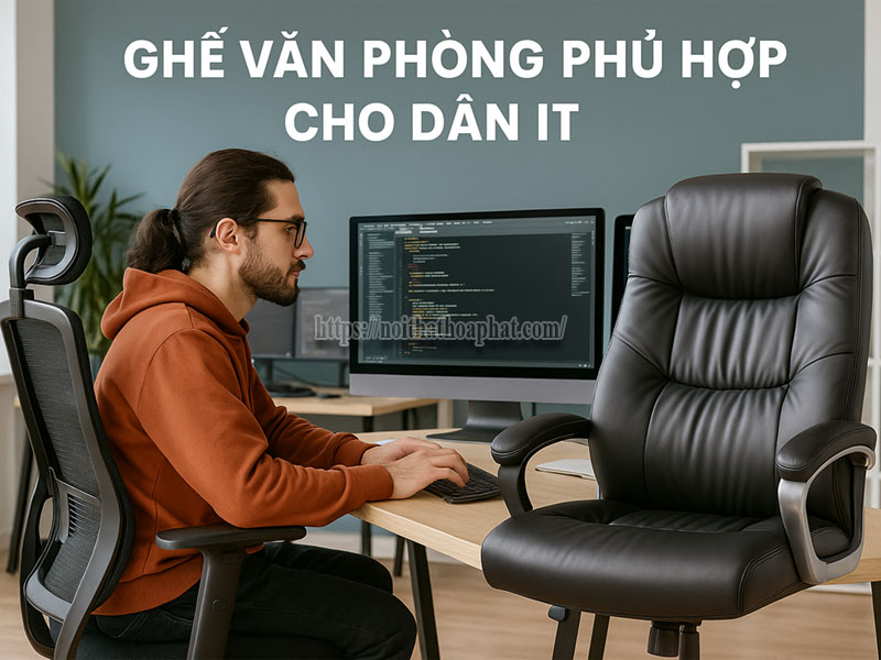 Ghế Văn Phòng Nào Phù Hợp Cho Dân IT? Lựa Chọn Ergonomic Tối Ưu