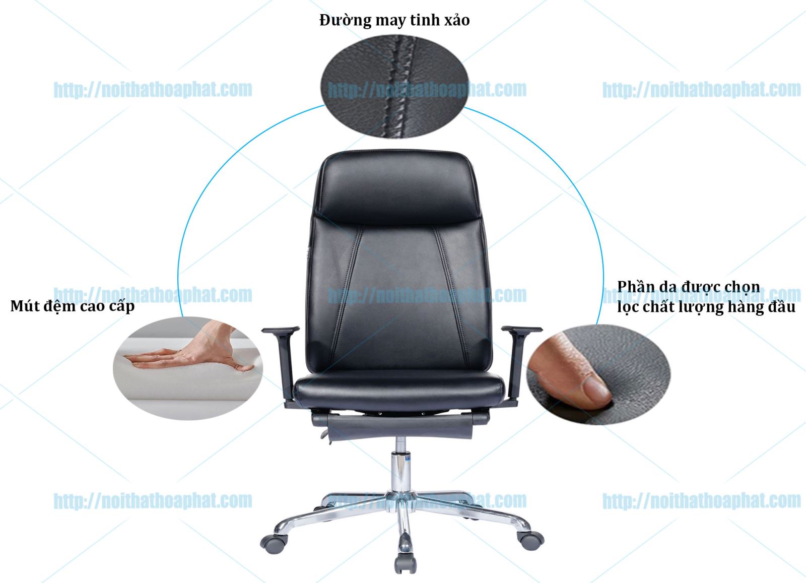 Ghế xoay da SG921