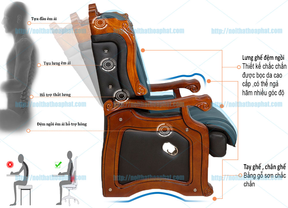 Ghế da giám đốc TQ26