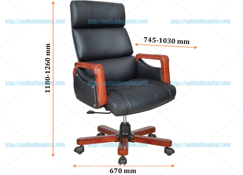 Kích thước ghế giám đốc TQ38