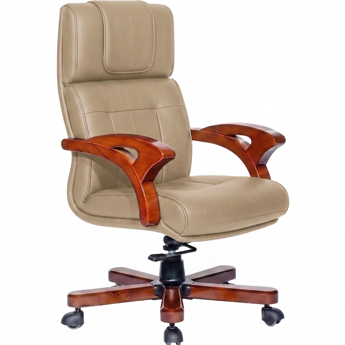 Ghế giám đốc TQ10 Chất liệu ghế Da thật