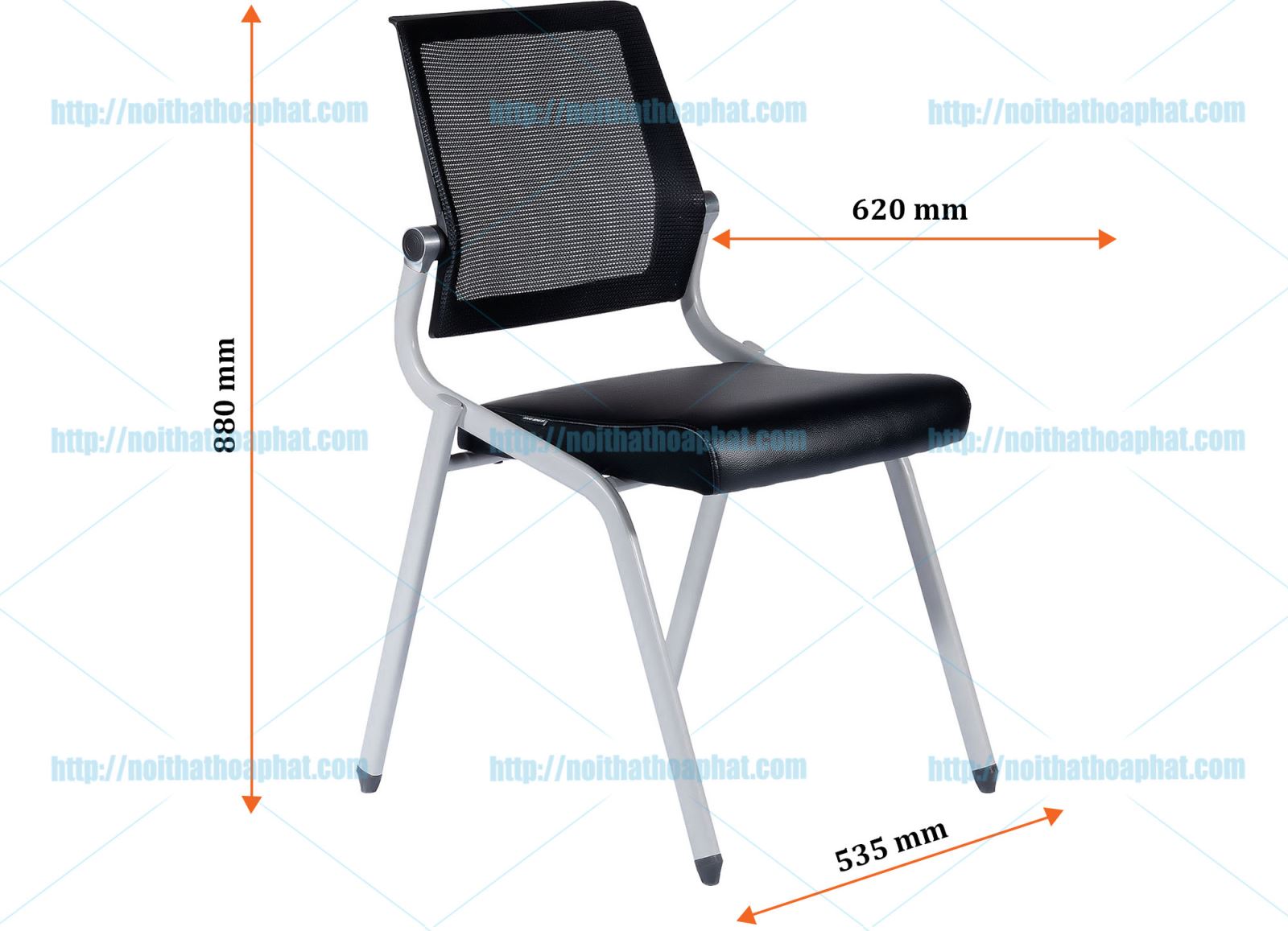 Kích thước ghế lưới GL428T