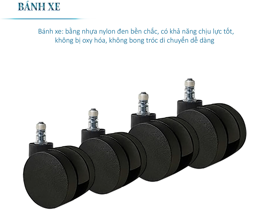 Bánh xe ghế lưới FMX805TD
