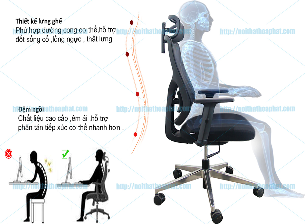 Ghế lưới FMX816TDM