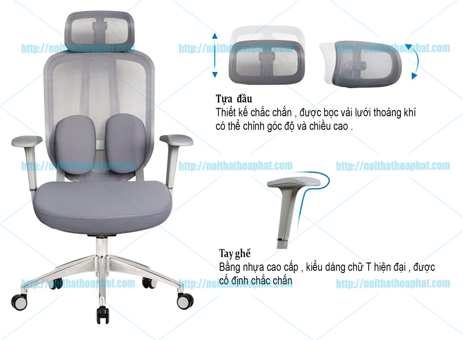 Ghế lưới văn phòng GLE04-2