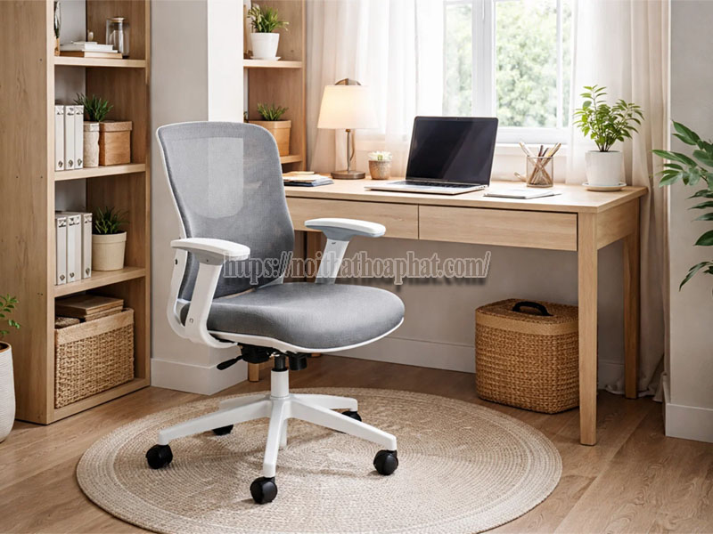 ghế xoay gọn nhẹ cho văn phòng nhỏ