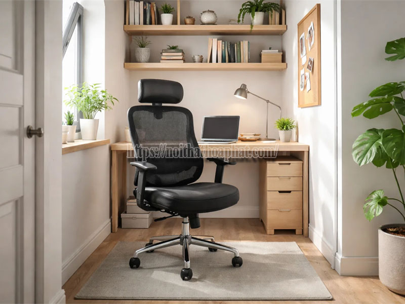 ghế xoay có phù hợp phòng làm việc nhỏ không