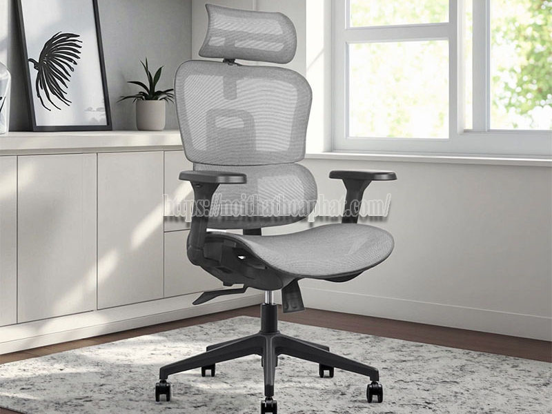 ghế xoay có tựa đầu cho dân văn phòng