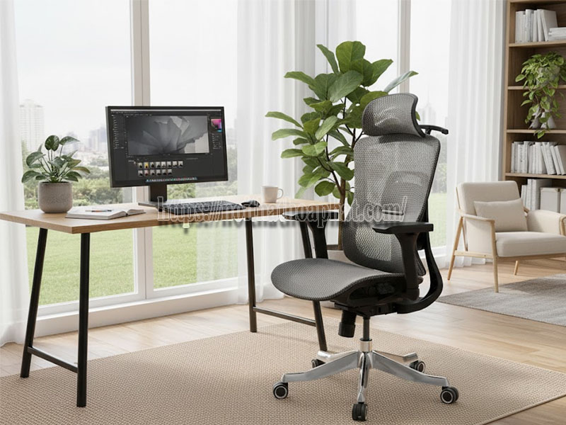 tác dụng của tựa lưng ghế xoay công thái học