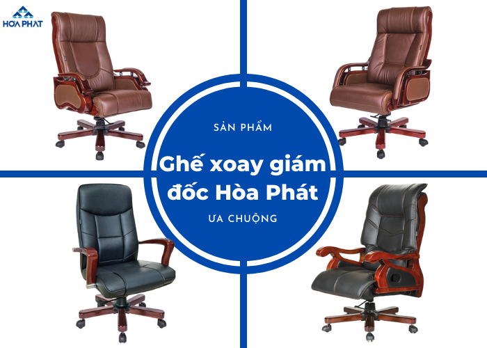 Ghế xoay giám đốc hòa phát được ưa chuộng