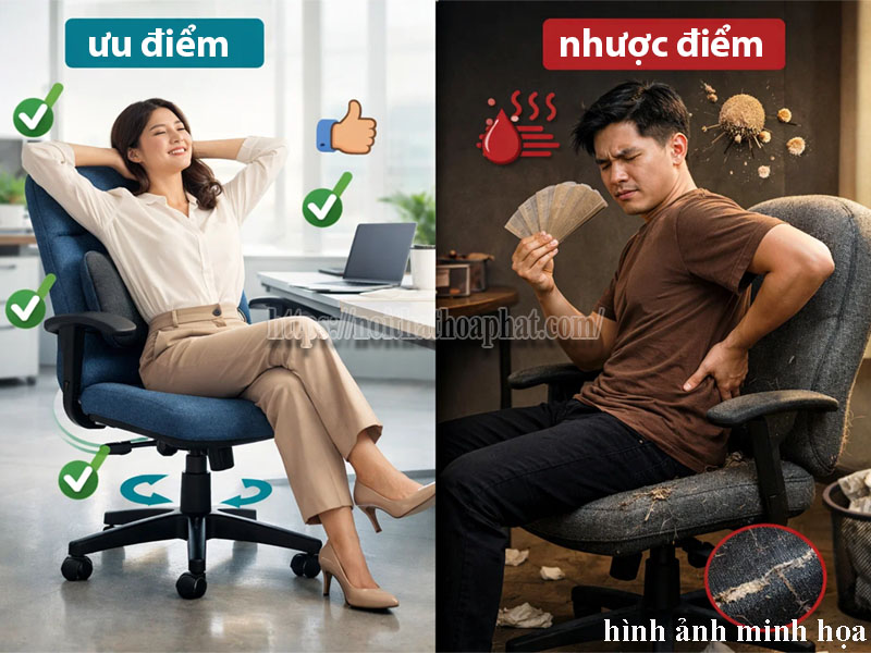 ghế xoay lưới Hòa Phát giá rẻ