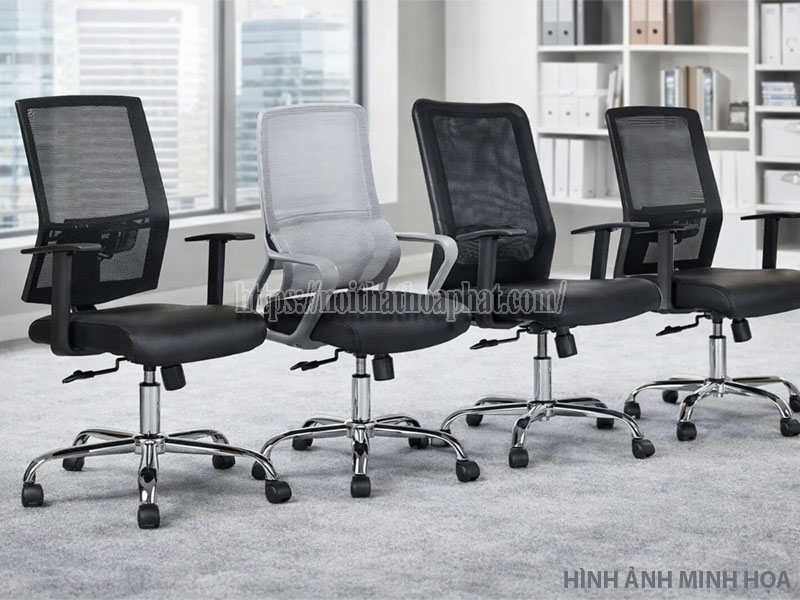các mẫu ghế xoay nhân viên bền đẹp