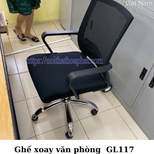 Ghế xoay văn phòng loại nhỏ GL117