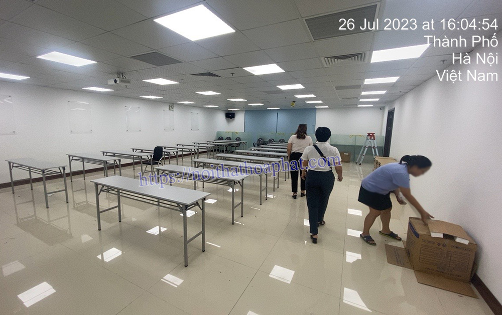 Cung cấp bàn gấp Hòa Phát tại quận Long Biên, Hà Nội