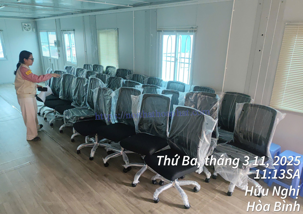 Hình ảnh thực tế ghế lưới văn phòng GL224