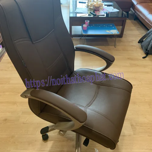Hình ảnh ghế xoay da hòa phát SG912 màu nâu