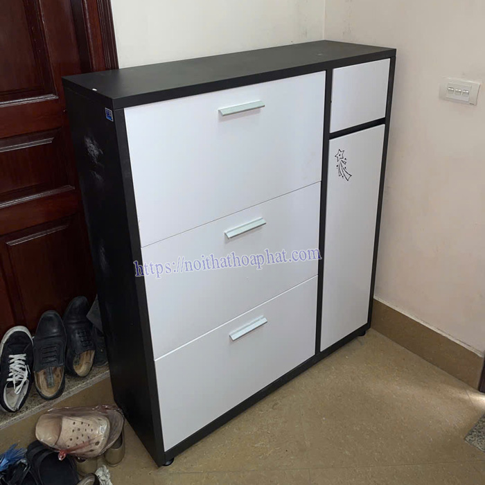 Hình ảnh thực tế tủ giày sắt sơn tĩnh điện TG07