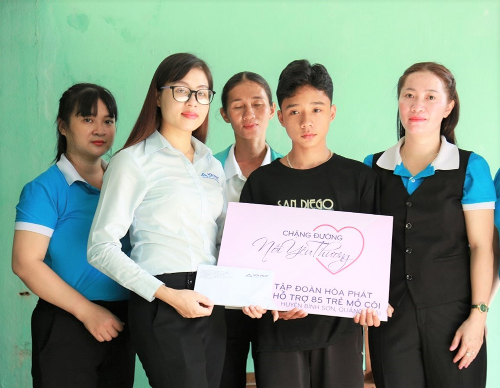 Hòa Phát hỗ trợ nuôi dưỡng 85 trẻ mồ côi tại tỉnh Quảng Ngãi trong 5 năm 1