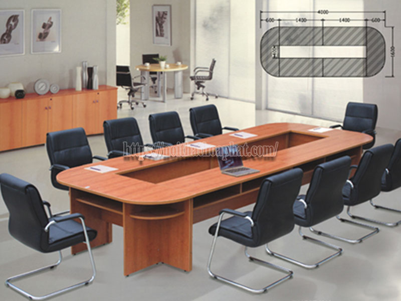 Lắp bàn họp gỗ công nghiệp