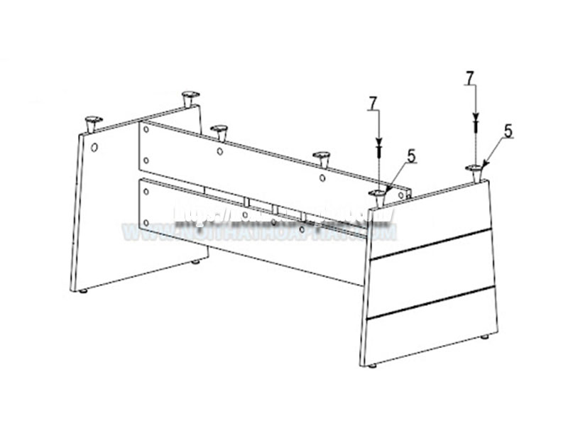 Sơ đồ lắp ráp bàn họp