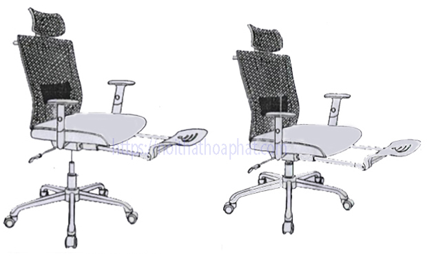 Hướng dẫn lắp đặt ghế lưới văn phòng Hòa Phát GL327