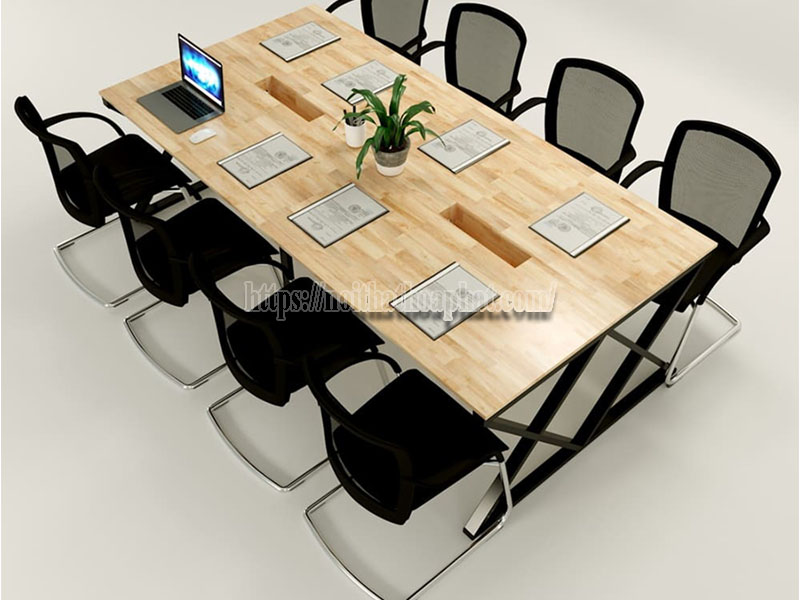 kích thước bàn họp 10 chỗ
