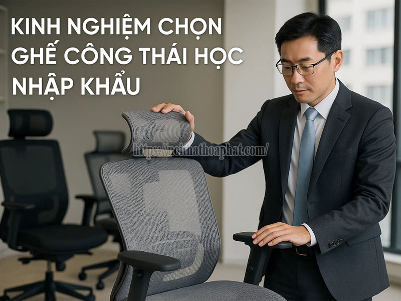 Kinh Nghiệm Chọn Ghế Công Thái Học Nhập Khẩu