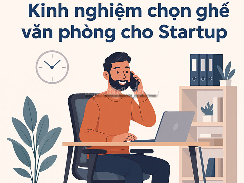 Kinh nghiệm chọn ghế văn phòng cho Startup
