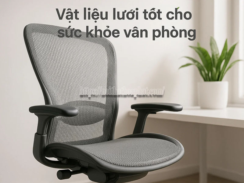 chất liệu lưới làm ghế có bền không