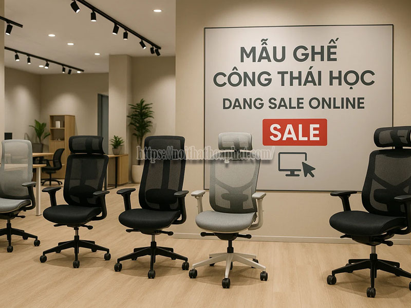 Mẫu Ghế Công Thái Học Đang Sale Online