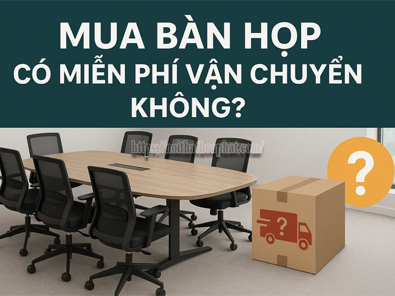 mua bàn họp có miễn phí vận chuyển không