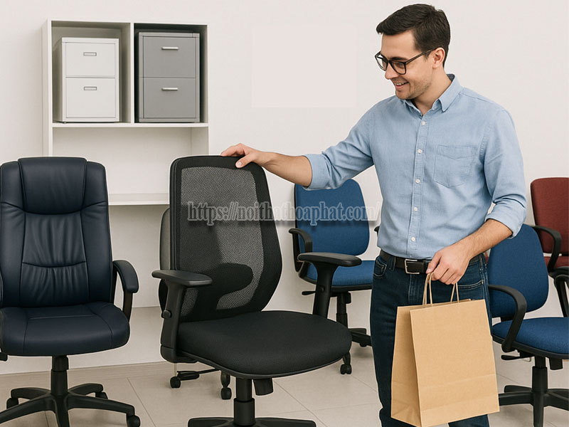 Cửa hàng ghế Hòa Phát gần đây