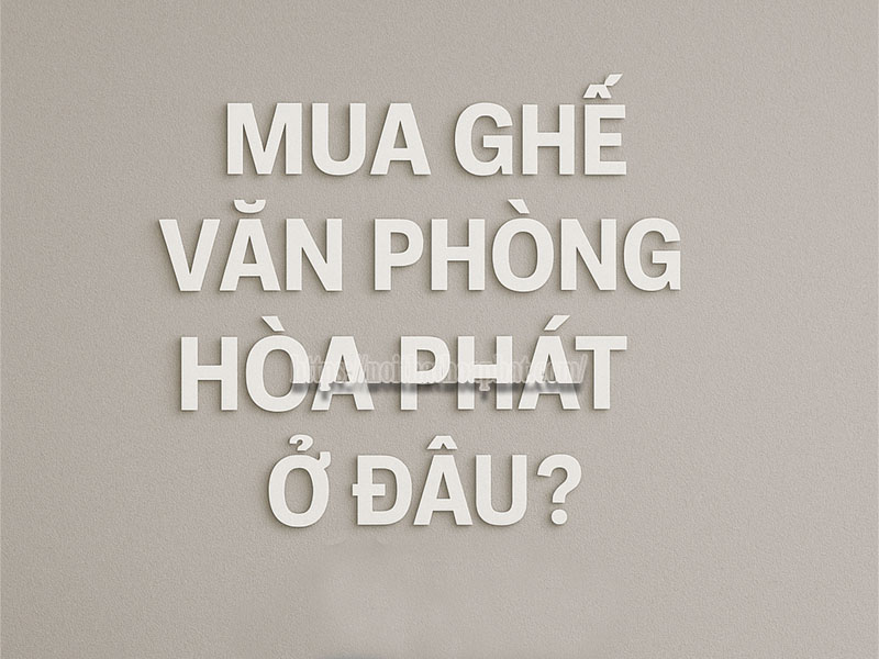 Mua ghế văn phòng Hòa Phát ở đâu?
