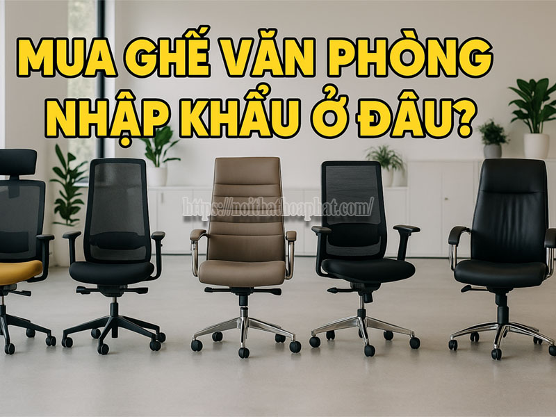 Mua Ghế Văn Phòng Nhập Khẩu Ở Đâu?