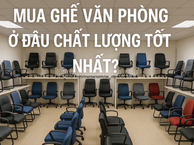 Mua Ghế Văn Phòng Ở Đâu Chất Lượng Tốt Nhất?