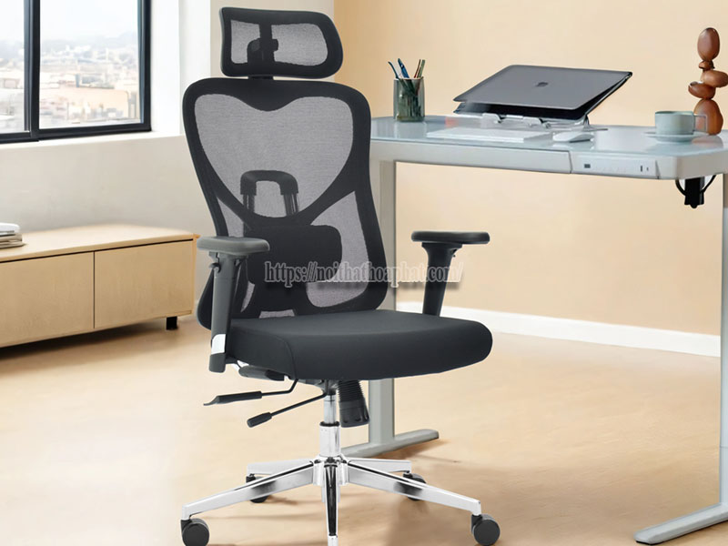 so sánh ghế công thái học khung nhựa và kim loại