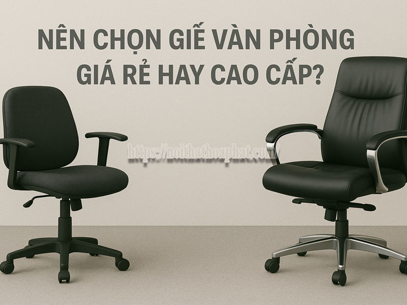 Nên Chọn Ghế Văn Phòng Giá Rẻ Hay Cao Cấp?