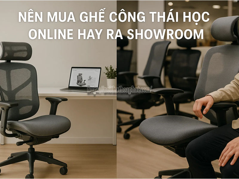 Nên Mua Ghế Công Thái Học Online Hay Ra Showroom