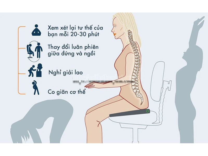 cách phòng tránh bệnh văn phòng