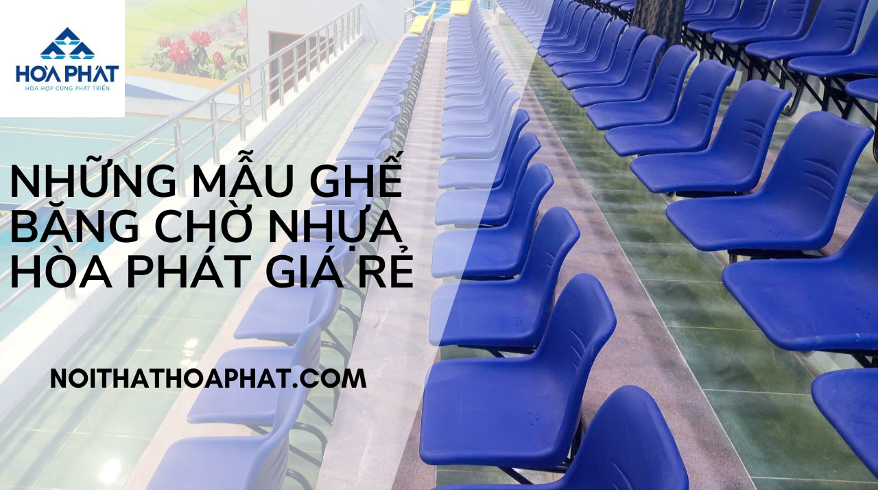 Những mẫu ghế băng chờ nhựa Hòa Phát giá rẻ